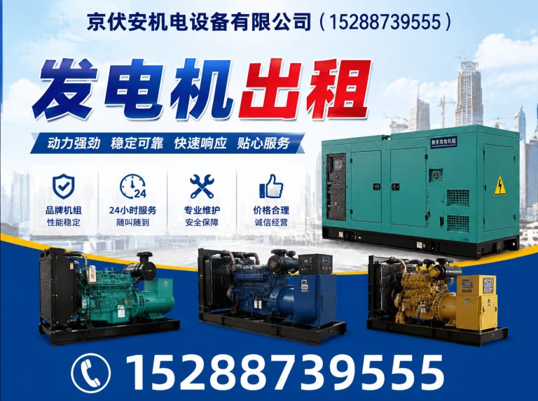 上海发电机出租展示图