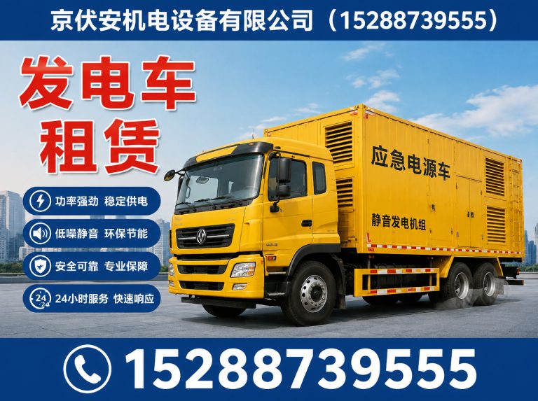 上海应急发电机出租展示图